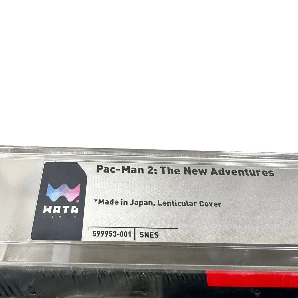 Pac-Man 2 New Adventures SNES Nintendo Game Cover Variant WATA A 9.0 POP 2 Japan